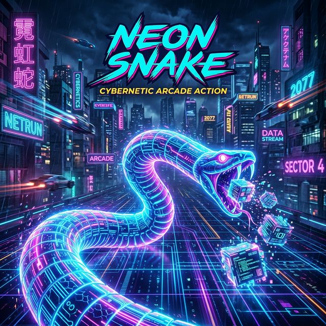 ARCADE Neon Snake