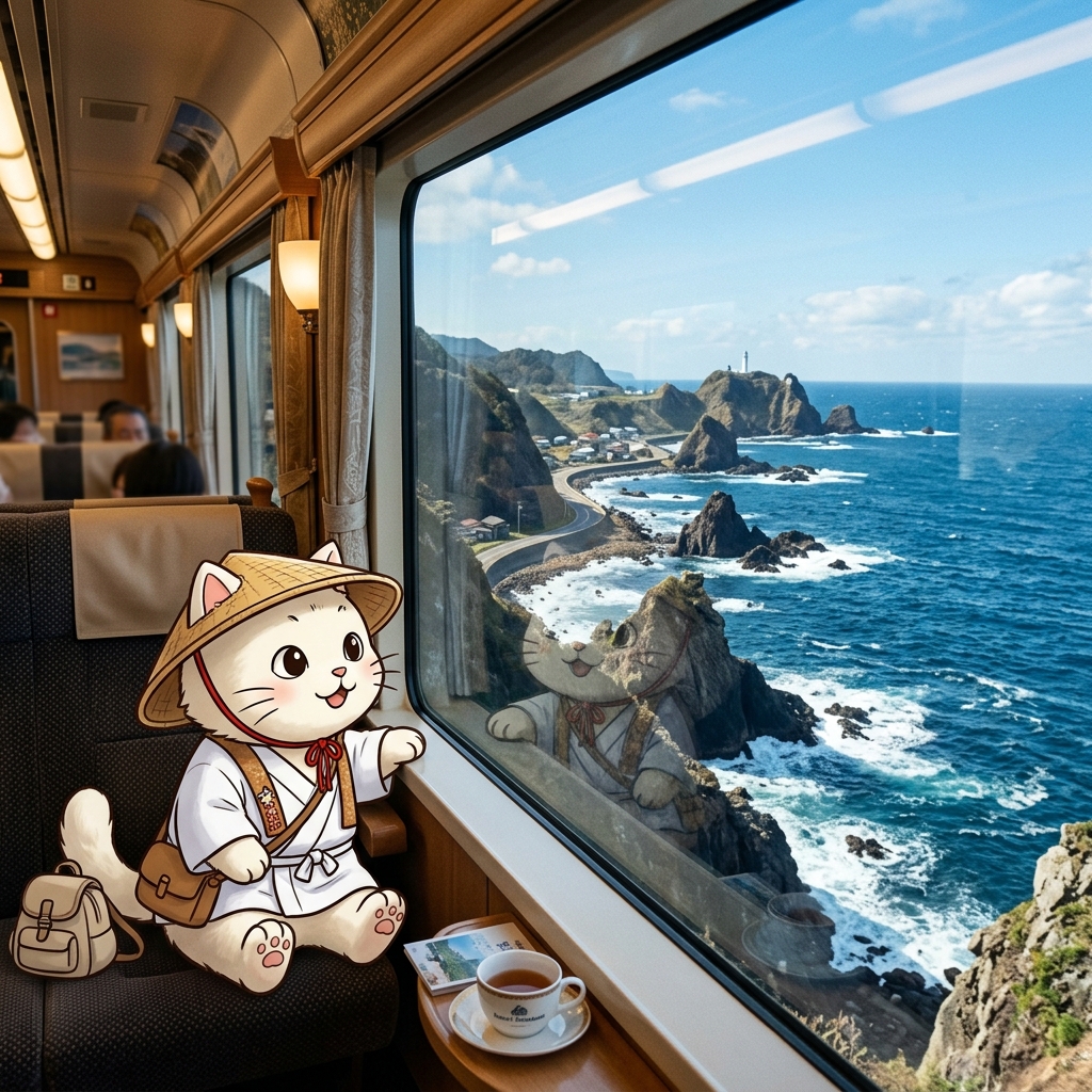 Beyond the Bullet Train: 5 Breathtaking Scenic Railways in Japan Gonō Line Resort Shirakami with Matatabi Taro
