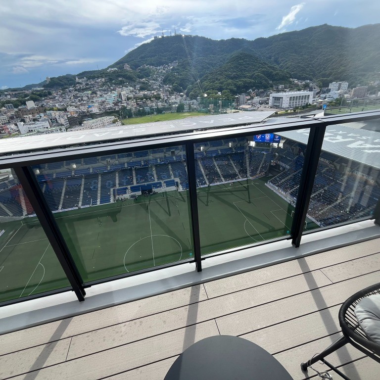 5 World-Class Soccer Stadiums in Japan: A Guide to Unforgettable Scenery and Passion Peace Stadium Nagasaki View from Hotel