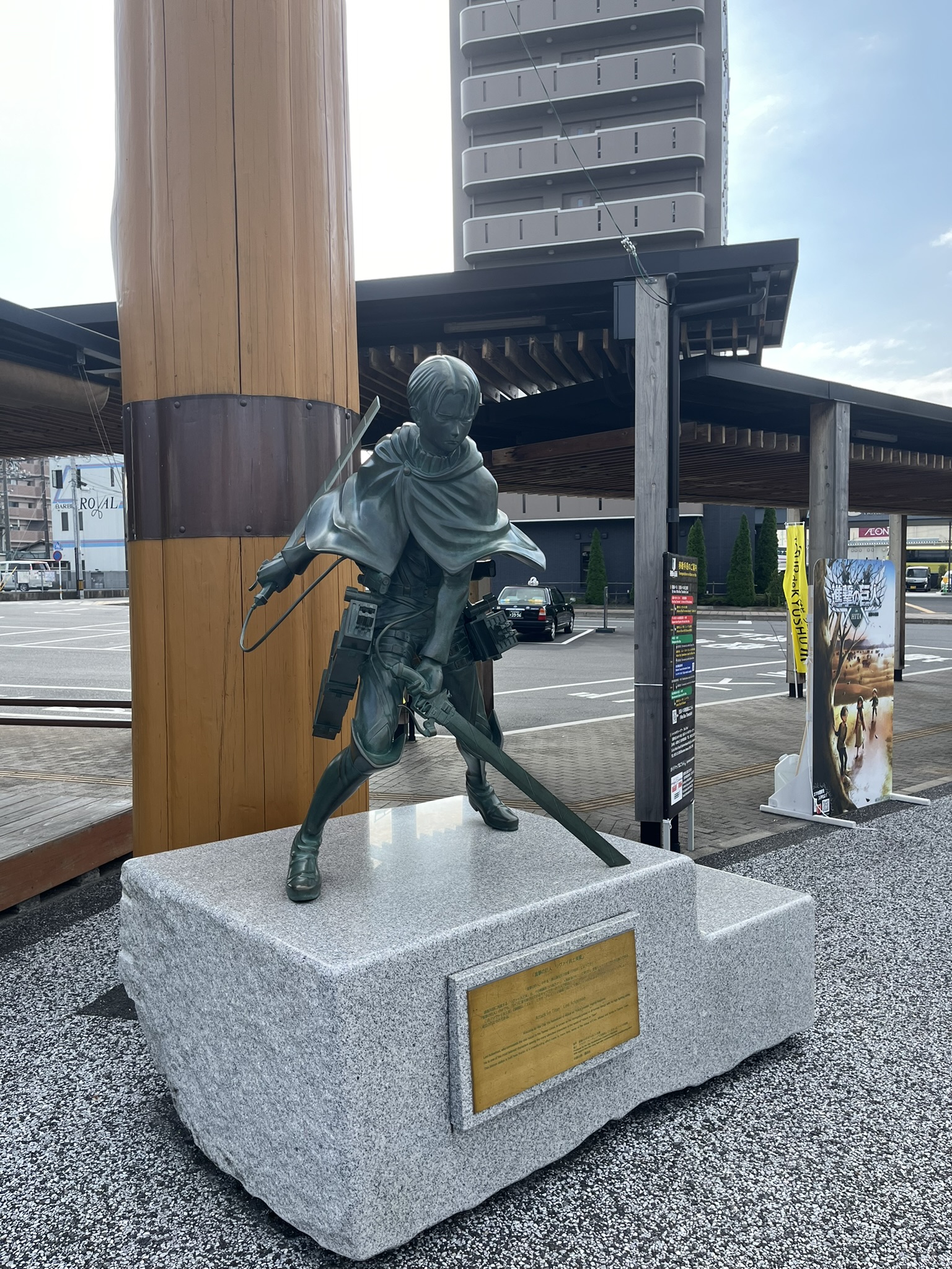 Unraveling the Mystical World of Attack on Titan: A Journey to Hita, Oita Prefecture Captain Levi Bronze Statue